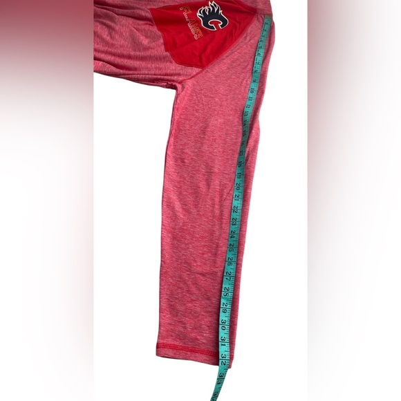 Calgary Flames Fanatics Branded Heather Red
 Quarter-Zip Pullover Jacket… - Picture 14 of 14
